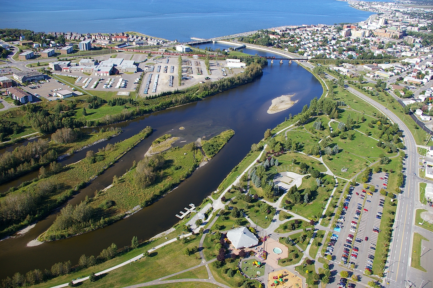 Images secteur Rimouski Organisme des Bassins Versants du NordEst du BasSaintLaurent